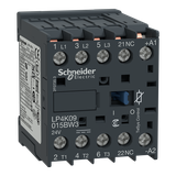 Stycznik mocy TeSys K 9A 3P 1R cewka 24VDC nóżki lutownicze LP4K09015BW3 Schneider