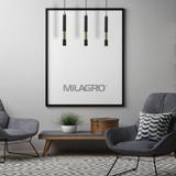 Milagro lampa wisząca Dallas 3xGU10 czarno/złota MLP6547