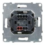 SUNO - Przycisk pojedynczy z symbolem dzwonka - 6 A - 250 V~ - zaciski automatyczne, Czarny, Legrand