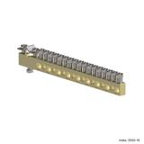 MSF Listwa zaciskowa L-18 mosiężna