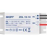 Zasilacz typ ZOL19-10 | 100 - 240 V AC / 10 V DC | 50 Hz | 1,9 A | 19 W | IP 68