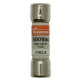 BUSS MIDGET FUSE 8A 600VAC zwłoczna 10,3 x 38,1mm FNQ-8 EATON
