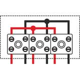 PIP-2AN R2x3x4 Puszka przeciwpożarowa prostokątna, E90, rozgałęźna 2x3x4mm2, 166x88x30 mm - kolor cz