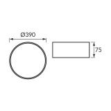 Plafoniera SYMBOL C 3 x E27 WHITE