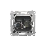 Simon 54 Gniazdo HDMI+RJ45 kat.6. czarny