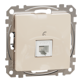Sedna Design & Elements Gniazdo telefoniczne RJ11 beżowe SDD112491 SCHNEIDER