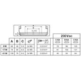 FL 20 P 17W 2K4LM 830 PS SY100 BK  LEDV