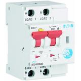 AFDD-10/2/B/003 Przeciwpożarowy detektor iskrzenia 10kA B10A 2P 30mA typ AC 187167 EATON