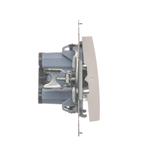 Simon 54 Przycisk „dzwonek” z podświetleniem LED 16A z. śrub. biały