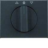 K.1 Płytka czołowa z pokrętłem do łącznika żaluzjowego obr. antracyt mat lakier