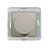 ICON Mechanizm elektronicznego regulatora oświetlenia przyciskowo-obrotowego taupe