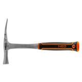 Młotek murarski (szeroki, berliński) 600 g, monolityczna konstrukcja NEO TOOLS GTX 25-105 GTX Poland