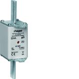Wkładka bezp. nożowa NH2C wsk.podw. uchwyt nieiz. gG 224A 500VAC LNH2224M HAGER
