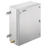 KTB MH 352615 S2E3 Metalowa obudowa iskrobezpieczna, 260 x 350 x 150 mm, element polerowany elektrolitycznie, Płytka kołnierzowa: Tak, na dole, z lewej strony, z prawej /1szt./ 1194830001 WEIDMÜLLER