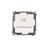 Simon 55 Oprawa oświetleniowa LED 230V z czujnikiem ruchu (1,2 W) Barwa neutralna 4200K Biały mat