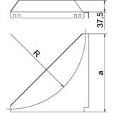 LEB 50, BLACHA NAROŻNA 500MM FS