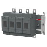 OS250D40N1 ROZŁĄCZNIK Z BEZP.4-BIEG.ZE ZWORĄ .BEZ WAŁKA I RĄCZKI