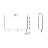 przekaźnik 60V DC 1p Au