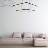 Milagro lampa wisząca LED Nix Black 50W 3500lm 3000K ML518