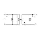 złączka z optoseparatorem 5VDC/24VDC/100mA/10kHz