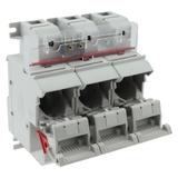 Podstawa bezpiecznikowa 22x58 3P 125A 690V AC mikroprzekaźnik CH223DMSU-F EATON