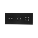 Simon 54 Touch Panel dotykowy S54 Touch 3 moduły 2 pola dotykowe poziome + 2 pola dotykowe poziome + 4 pola dotykowe zastygła lawa DSTR3224/73 KONTAKT