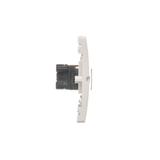 Simon Basic Gniazdo komputerowe RJ45 kat.5e + telefoniczne RJ11 . Montaż gniazda na wkręty do puszki biały BMF5T.02/11 KONTAKT