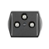 TREND Mechanizm gniazda multimedialnego 3F DATA (UPC) grafitowy