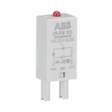 Moduł CR-P/M 92C warystor i LED czerwony, 110-230V AC/DC