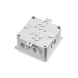 N90x90F ,  Puszka naścienna z dławicą zintegrowaną, samozatrzaskowa 93 x 93 x 55 mm , (pakowanie - w