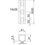 MS 41 LS 3M 2 FT, Szyna profilowa