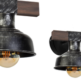 kinkiet Faro E27 czarny MLP6241 Milagro