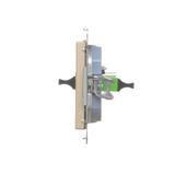 Simon 55 Gniazdo światłowodowe / optyczne pojedyncze SC/APC Szampański mat