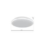 Milagro plafon LED Terma 18W 1260lm 4000K biały IP44 ML6401