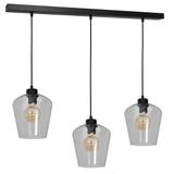 Milagro lampa wisząca Santiago Clear 3xE27 czarna MLP6608