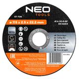 Tarcza tnąca do metalu 115 x 2.5 x 22.2 mm, 41 A30-T-BF