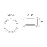 ROLEN LED 15W 4000K 03110 IDEUS