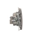 Simon Basic Gniazdo antenowe R-TV końcowe separowane 1x wejście: 5–862 MHz stal inox