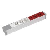 Blok Zasilający 3x2P+Z + 3x2P+Z Z Blokadą. 073406 LEGRAND