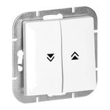 Łącznik roletowy podtynkowy Pearl, 10A, 250V, WP-10P, biały