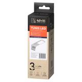 TUNIS lampka podszafkowa 3,5W, 170lm, 4000K, szara