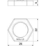 PRZECIWNAKRĘTKI M16X1,5 116M VDE