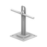 AN-11A/OG/-N Uchwyt na płytce stalowej H=12cm Z-zagięcie /OG/