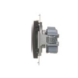 Simon 54 Gniazdo z/u i przesłonami 16A z. śrub. brąz mat