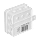 Puszka n/t CLICK IP54 12 przepustów kablowych 85x85x41mm biały OR-JB-13803/W ORNO