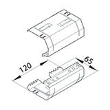 tehalit.BRS Łącznik podstawy pokrywa 120 65x170 BRS651709B HAGER