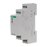 Przekaźnik bistabilny grupowy na szynę DIN z przekaźnikiem inrush 160A/20ms BIS-412-LED F&F
