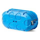 P2x60K Puszka do pustych ścian,2x60mm,płytka MULTIBOX - kolor niebieski