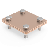 CU  ZŁĄCZE UNIWERSALNE ODGAŁĘŹNE  80*70 14.3 CU