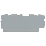 Ścianka końcowa szary TOPJOBS 2002‑1491 /25szt./ WAGO